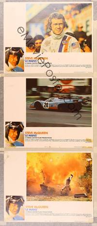 1e911 LE MANS 3 LCs '71 cool image of race car driver Steve McQueen!