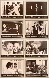 1e360 LENNY 8 LCs '74 cool images of Dustin Hoffman as comedian Lenny Bruce!