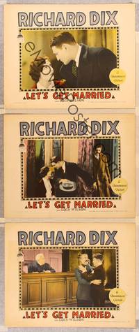 1e912 LET'S GET MARRIED 3 LCs '26 Richard Dix loves 'em & leaves 'em until he meets Lois Wilson!