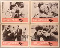 1e824 LOVE AT TWENTY 4 LCs '63 Truffaut, Wajda, Ophuls, Rossellini, Ishihara!