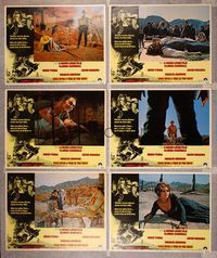 1e690 ONCE UPON A TIME IN THE WEST 6 LCs '68 Sergio Leone, art of Claudia Cardinale & Henry Fonda!