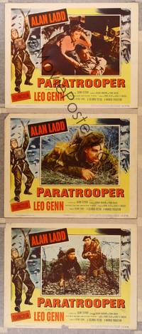 1e931 PARATROOPER 3 LCs '53 Alan Ladd is an English Red Beret in WWII!
