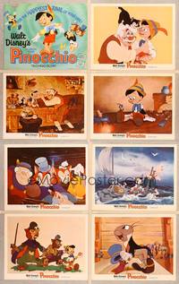 1e438 PINOCCHIO 8 LCs R62 Disney classic fantasy cartoon about a wooden boy who wants to be real!
