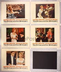 1e768 PRINCE & THE SHOWGIRL 5 LCs '57 great images of super sexy Marilyn Monroe, Laurence Olivier!