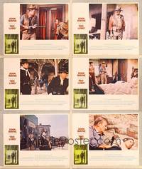 1e696 RIO LOBO 6 LCs '71 Howard Hawks, Give 'em Hell, John Wayne, great cowboy images!