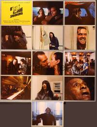 1e009 SHINING 13 LCs '80 Stephen King & Stanley Kubrick horror masterpiece, crazy Jack Nicholson!