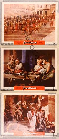 1e946 SPARTACUS 3 LCs '61 classic Stanley Kubrick epic, Charles Laughton, Peter Ustinov!