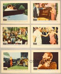 1e702 SPLENDOR IN THE GRASS 6 LCs '61 Natalie Wood kissing Warren Beatty, directed by Elia Kazan!