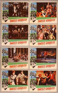 1e503 SWEET CHARITY 8 LCs '69 Bob Fosse musical starring Shirley MacLaine, it's all about love!