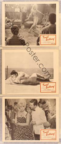 1e958 SWEET ECSTASY 3 LCs '62 full-length image of super sexy Elke Sommer bellydancing!