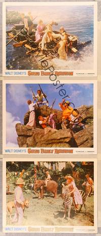 1e960 SWISS FAMILY ROBINSON 3 LCs R68 John Mills, Walt Disney family fantasy classic!
