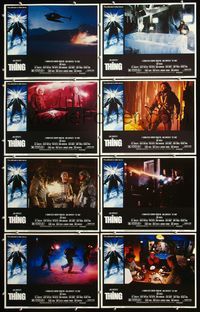 1e521 THING 8 LCs '82 John Carpenter, cool sci-fi horror art, the ultimate in alien terror!
