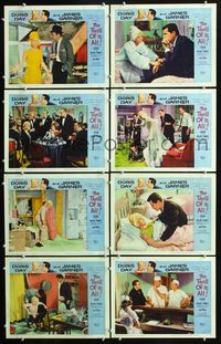 1e526 THRILL OF IT ALL 8 LCs '63 Doris Day, James Garner, Arlene Francis, Edward Andrews!
