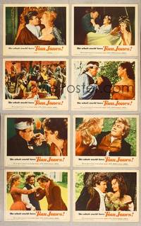 1e537 TOM JONES 8 LCs '63 images of Albert Finney with lots of sexy women!