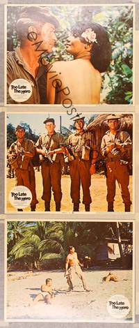 1e968 TOO LATE THE HERO 3 LCs '70 Robert Aldrich, Michael Caine & Cliff Robertson in WWII!