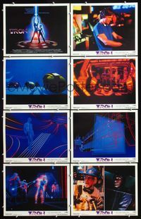 1e545 TRON 8 LCs '82 Walt Disney sci-fi, Jeff Bridges in a computer, cool special effects!
