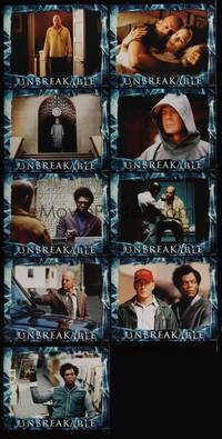 1e061 UNBREAKABLE 9 LCs '00 M. Night Shyamalan directed, Bruce Willis, Samuel L. Jackson!