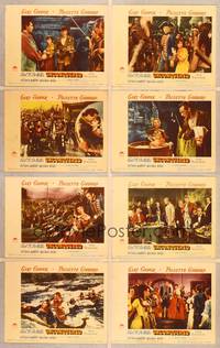 1e558 UNCONQUERED 8 LCs '47 Gary Cooper, Paulette Goddard, Boris Karloff!