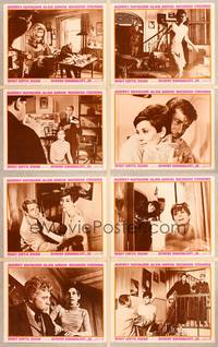 1e572 WAIT UNTIL DARK 8 LCs '67 blind Audrey Hepburn, who is terrorized by a burglar!