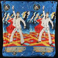 1f019 SATURDAY NIGHT FEVER SLEEPING BAG bag '77 disco art of John Travolta & Karen Lynn Gorney!