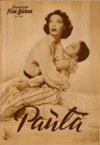1f155 PAULA German program '52 many different images of really pretty Loretta Young & son!