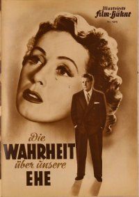 1f173 TRUTH OF OUR MARRIAGE German program '52 many images of Danielle Darrieux & Jean Gabin!