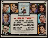 1g008 AIRPORT 1/2sh '70 Burt Lancaster, Dean Martin, Jacqueline Bisset, Jean Seberg