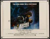 1g062 EMPIRE STRIKES BACK 1/2sh '80 George Lucas, GWTW style artwork by Roger Kastel!