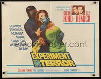 1g065 EXPERIMENT IN TERROR 1/2sh '62 Glenn Ford, Lee Remick, more tension than the heart can bear!