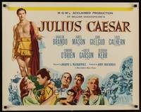 1g108 JULIUS CAESAR 1/2sh R62 Marlon Brando, James Mason & Greer Garson, Shakespeare