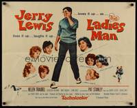 1g115 LADIES' MAN 1/2sh '61 Jerry Lewis lives it up & laughs it up, screwball comedy!