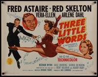 1g209 THREE LITTLE WORDS 1/2sh R63 art of Fred Astaire, Red Skelton & super sexy dancing Vera-Ellen!