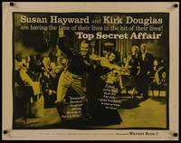 1g215 TOP SECRET AFFAIR 1/2sh '57 Susan Hayward tames toughest General Kirk Douglas!
