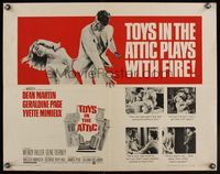 1g216 TOYS IN THE ATTIC 1/2sh '63 Dean Martin slaps Yvette Mimieux, it plays with fire!