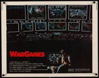 1g225 WARGAMES 1/2sh '83 teen Matthew Broderick plays video games to start World War III!