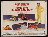 1g231 WHO'S BEEN SLEEPING IN MY BED 1/2sh '63 Dean Martin puts it on the line with four sexy babes!