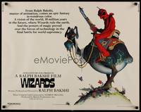 1g236 WIZARDS 1/2sh '77 Ralph Bakshi directed animation, cool fantasy art by William Stout!