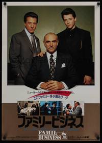 1g382 FAMILY BUSINESS Japanese '89 great image of Sean Connery, Dustin Hoffman, Matthew Broderick!