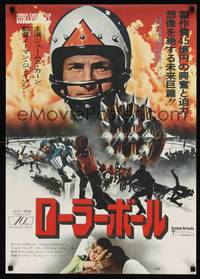 1g568 ROLLERBALL Japanese '75 James Caan in a future where war does not exist, different image!
