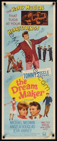 1h172 DREAM MAKER insert '64 Tommy Steele, Michael Medwin, Don Sharp, English musical!