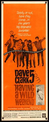 1h270 HAVING A WILD WEEKEND insert '65 great images of The Dave Clark 5, rock & roll!