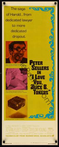 1h296 I LOVE YOU, ALICE B. TOKLAS insert '68 Peter Sellers eats turned-on marijuana brownies!