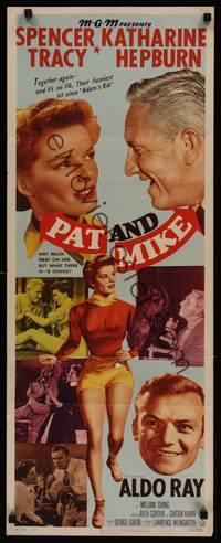 1h452 PAT & MIKE insert '52 not much meat on Katharine Hepburn but what there is, is choice!