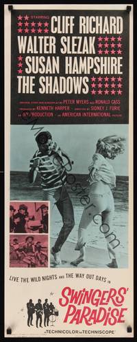 1h561 SWINGERS' PARADISE insert '65 live the wild nights and the way out days!