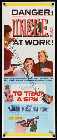 1h600 TO TRAP A SPY insert '66 Robert Vaughn, David McCallum, The Man from UNCLE!