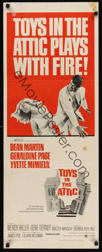 1h606 TOYS IN THE ATTIC insert '63 Yvette Mimieux, Dean Martin plays with fire!
