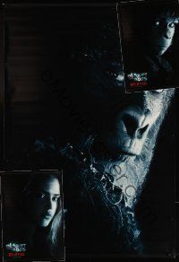 1j007 LOT OF 3 PLANET OF THE APES VINYL BANNERS lot 2001 Tim Burton, great portraits of top stars!