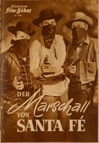 1j139 DALTON GANG German program '52 cool images of Don Red Barry & masked outlaws!