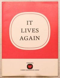 1j206 IT LIVES AGAIN presskit '78 directed by Larry Cohen, now there are three of them!