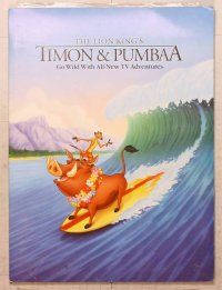 1j222 TIMON & PUMBAA TV presskit '96 Disney television spin-off cartoon of the Lion King!